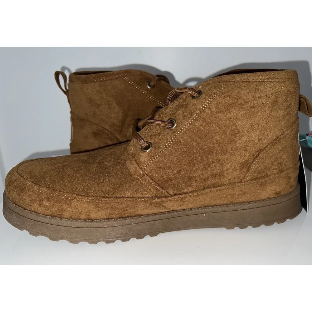 (b28/15))White Mountain Men's Brown Suede Boots Size 13